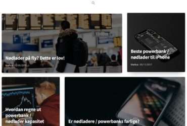 Nettsiden nødlander tester de beste powerbankene.